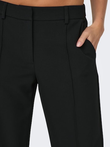 ONLY Regular Pleat-Front Pants 'ASTRID' in Black