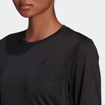 ADIDAS SPORTSWEAR - Camisa funcionais 'Run Icons ' em preto