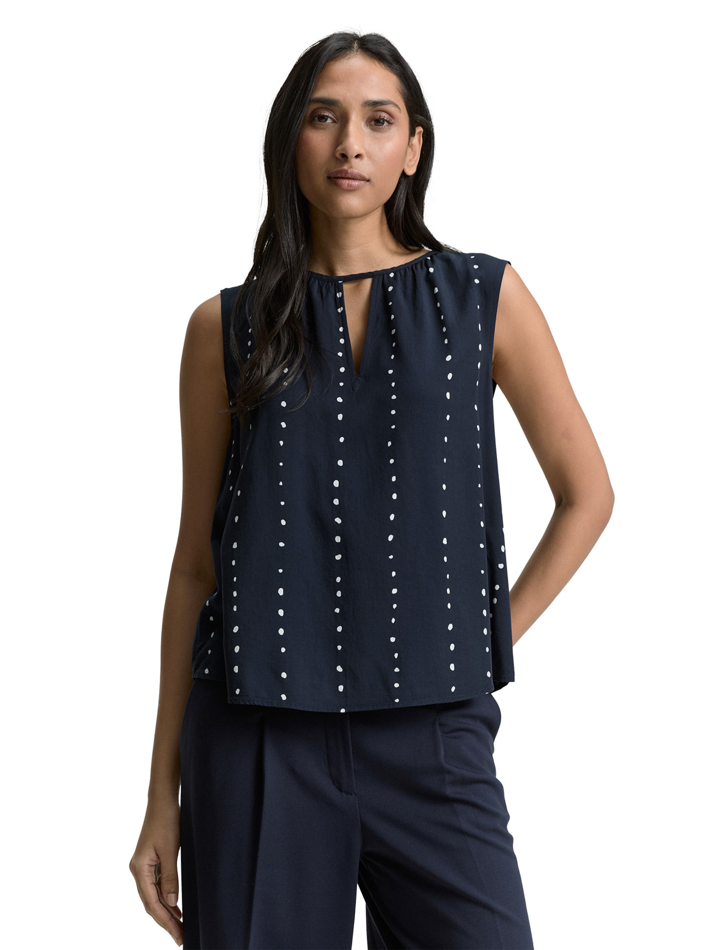 TOM TAILOR Halenka – modrá: přední strana