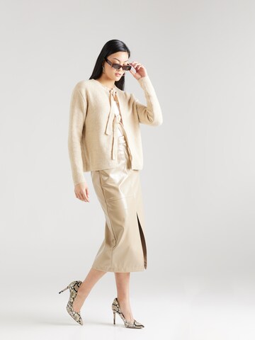 PIECES Strickjacke 'SILLY' in Beige