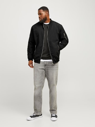 Veste mi-saison 'Rush' Jack & Jones Plus en noir