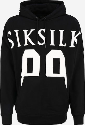 SikSilk Sweatshirt in Black: front