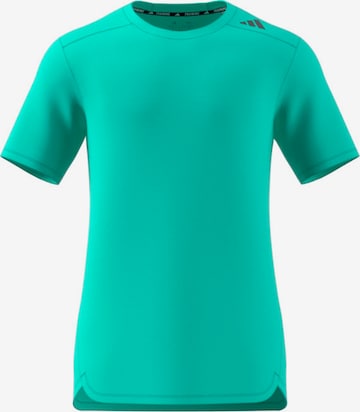ADIDAS PERFORMANCE Trainingsshirt 'Designed 4' in Grün: predná strana