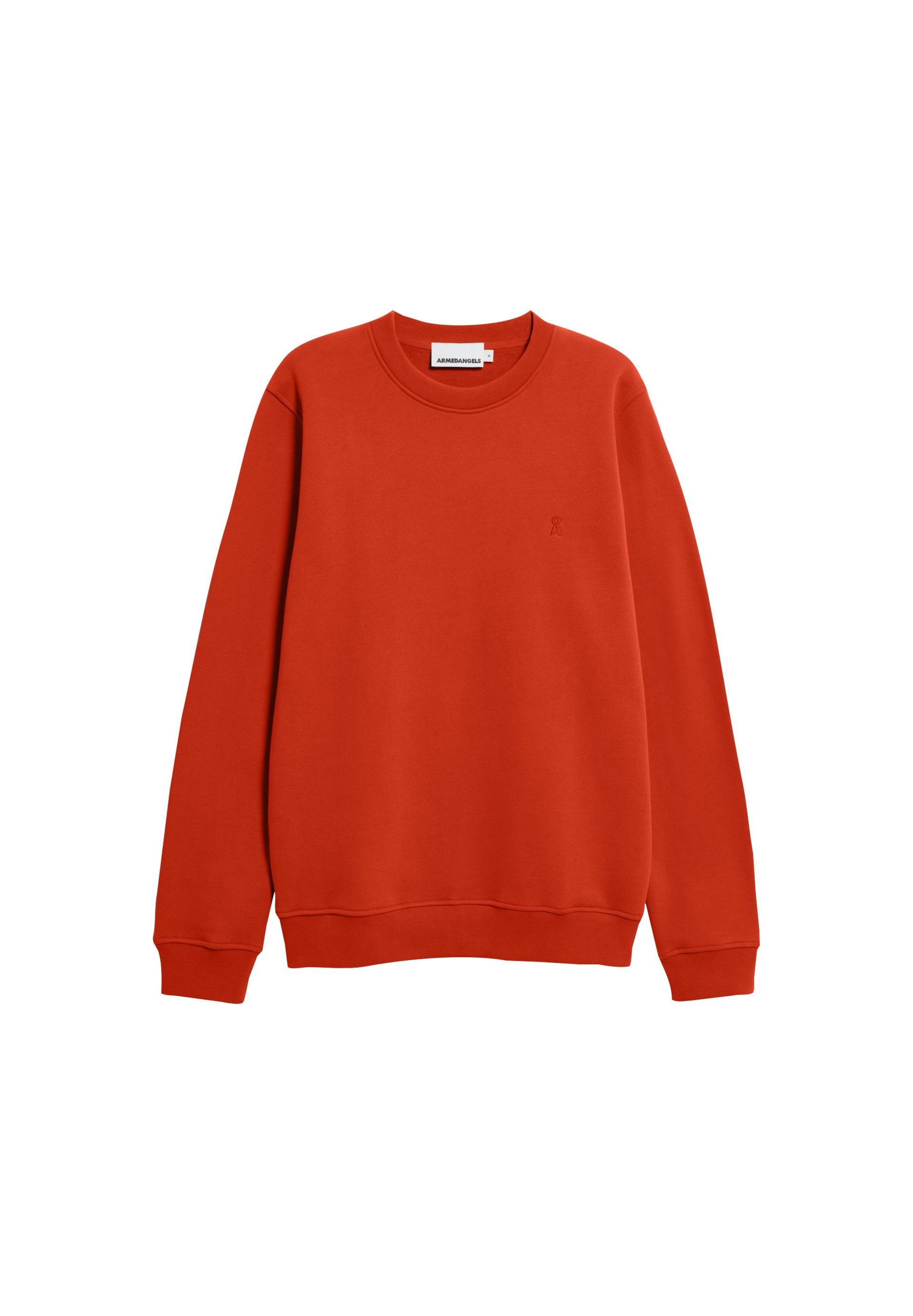 ARMEDANGELS Sweatshirt 'BAARO ' in Red: front