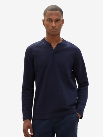 TOM TAILOR Shirt in Blue: front