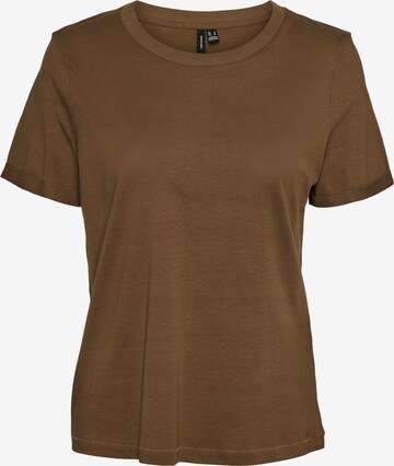 VERO MODA Shirt 'PAULA' in Bruin: voorkant