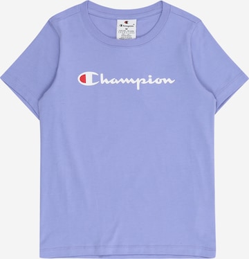 Champion Authentic Athletic Apparel T-Shirt in Lila: Vorderseite