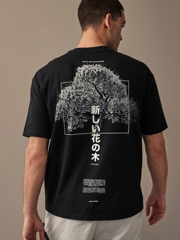 T-Shirt Next en noir