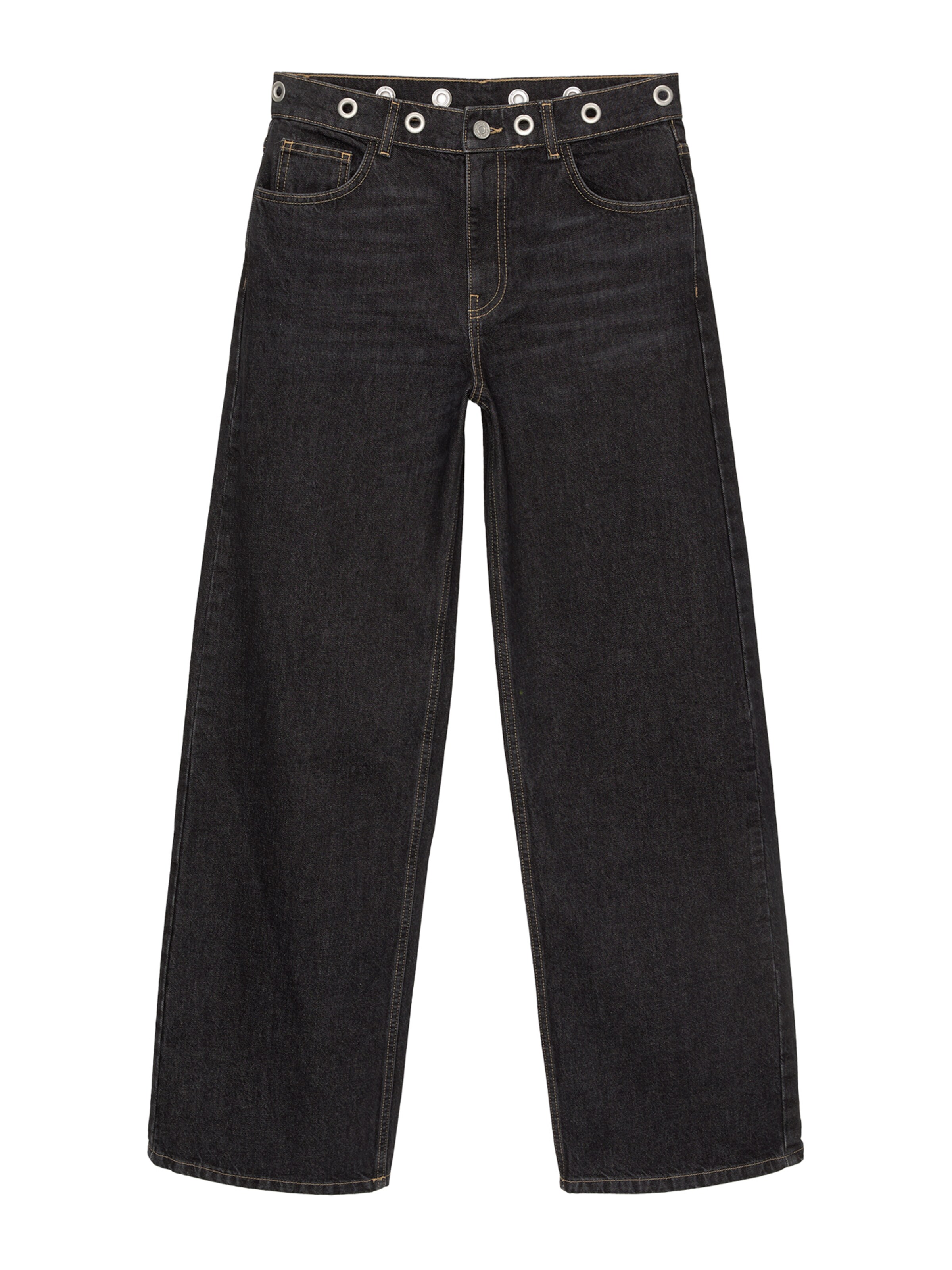 Pull&Bear Voľný strih Džínsy - Sivá: predná strana