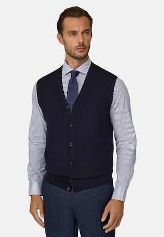 Gilet Boggi Milano en bleu : devant