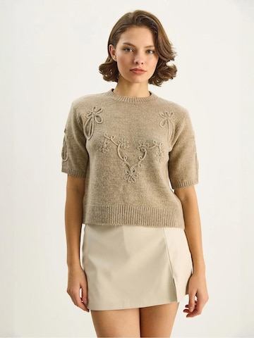 Pull-over 'Pullover' Bianco Lucci en beige
