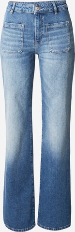 JOOP! Wide leg Jeans in Blauw: voorkant