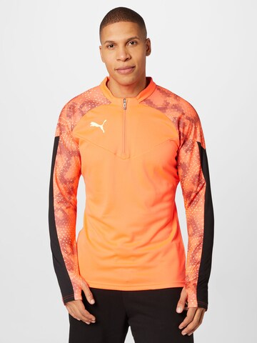 T-Shirt fonctionnel 'Final' PUMA en orange : devant