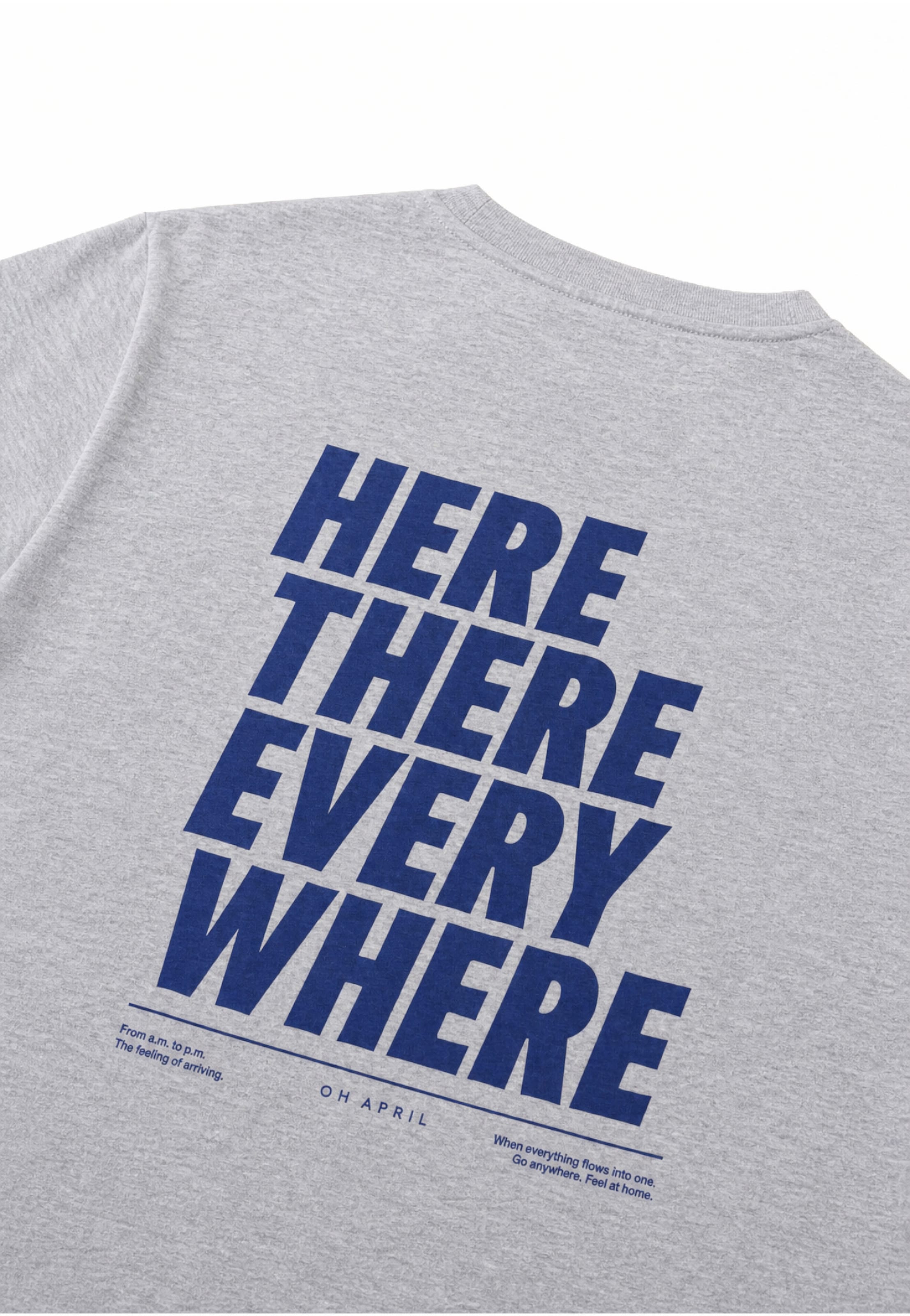 OH APRIL T-Shirt 'Everywhere' in Grau