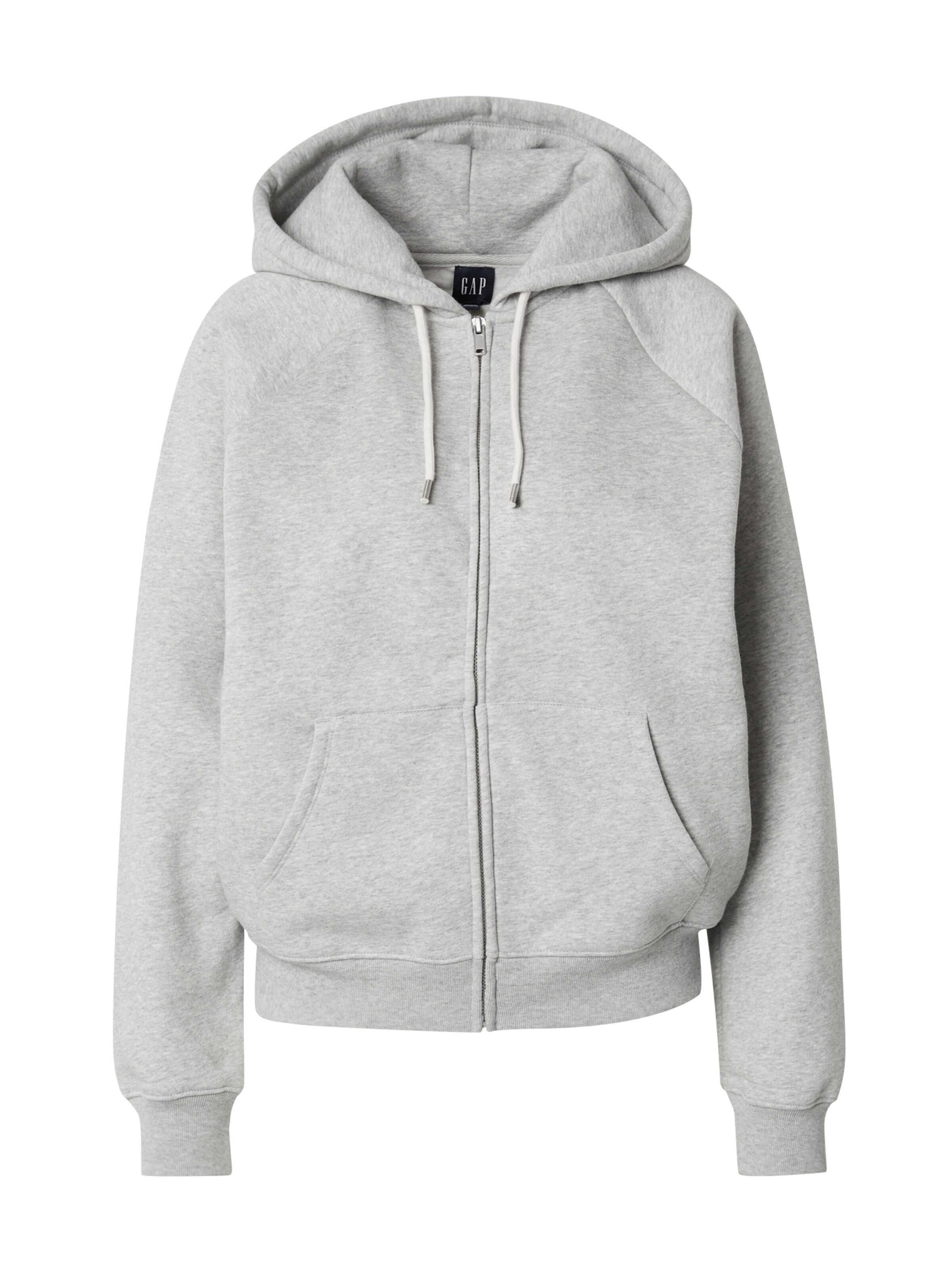 GAP Sweatjacke in Grau: Vorderseite