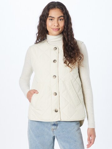 Global Funk Vest in Beige: front