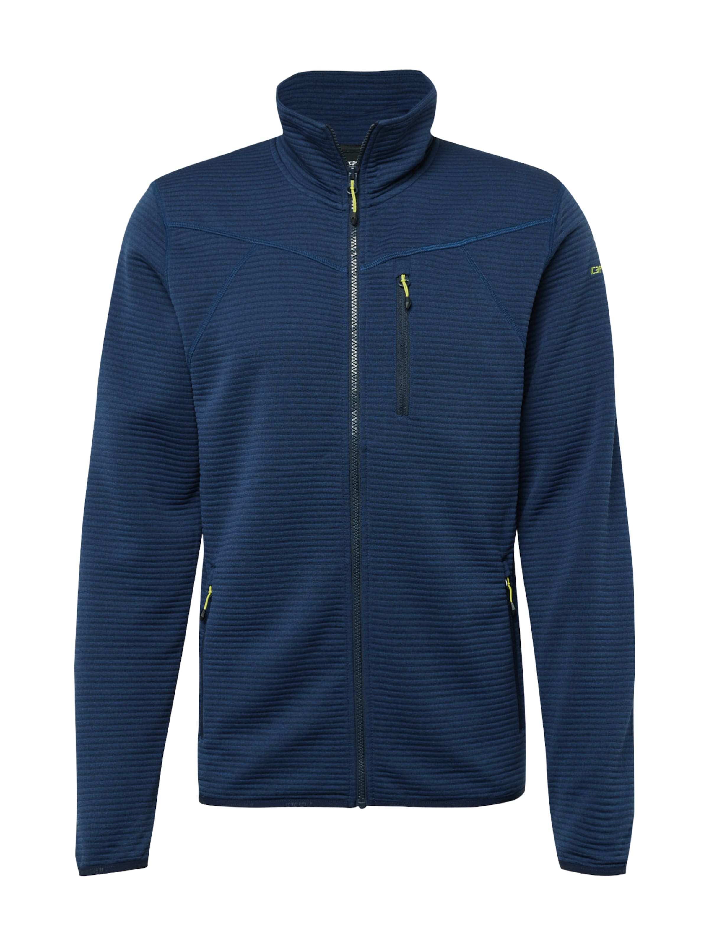 ICEPEAK Athletic fleece jacket 'BERTHOLD' in Blue: front