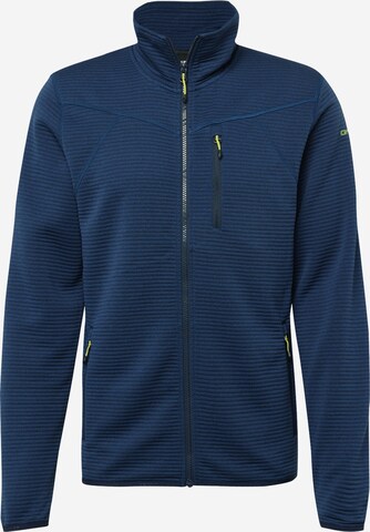 Veste en polaire fonctionnelle 'BERTHOLD' ICEPEAK en bleu : devant