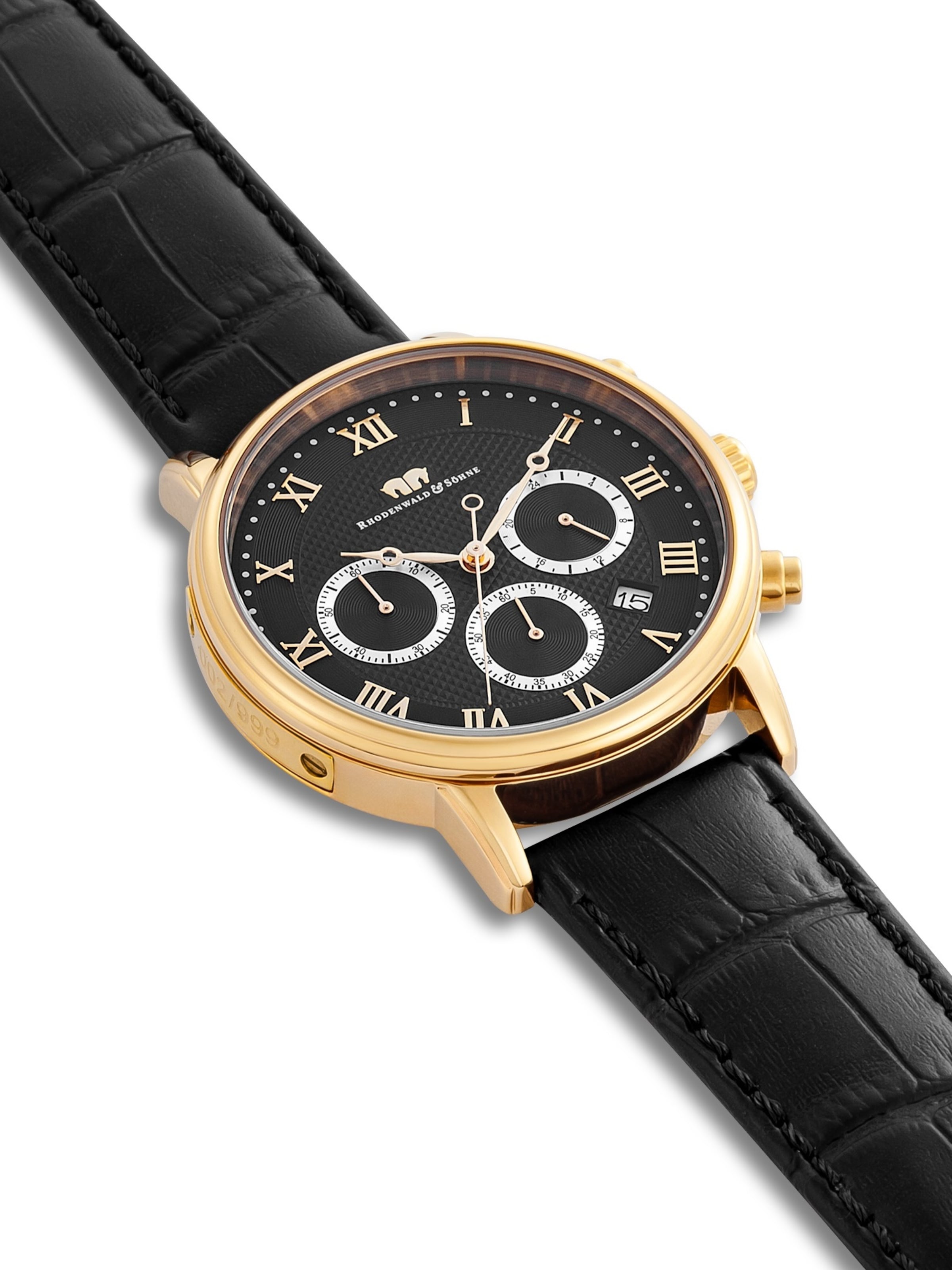 Rhodenwald & Söhne Analoog horloge in Zwart