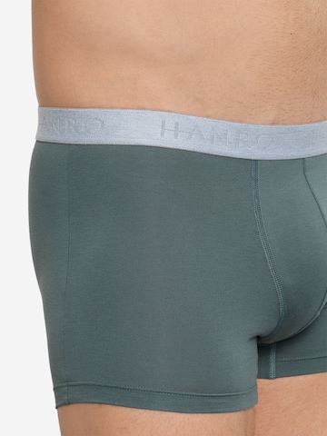 Hanro Boxershorts ' Cotton Essentials ' in Blauw