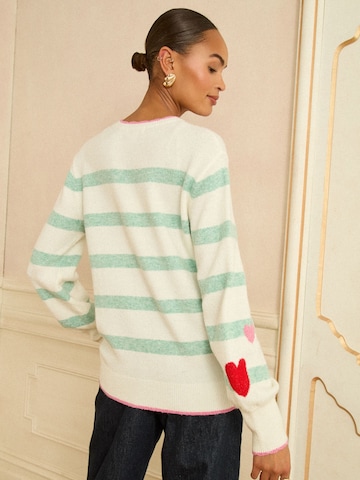 love & roses Свитер в Зеленый