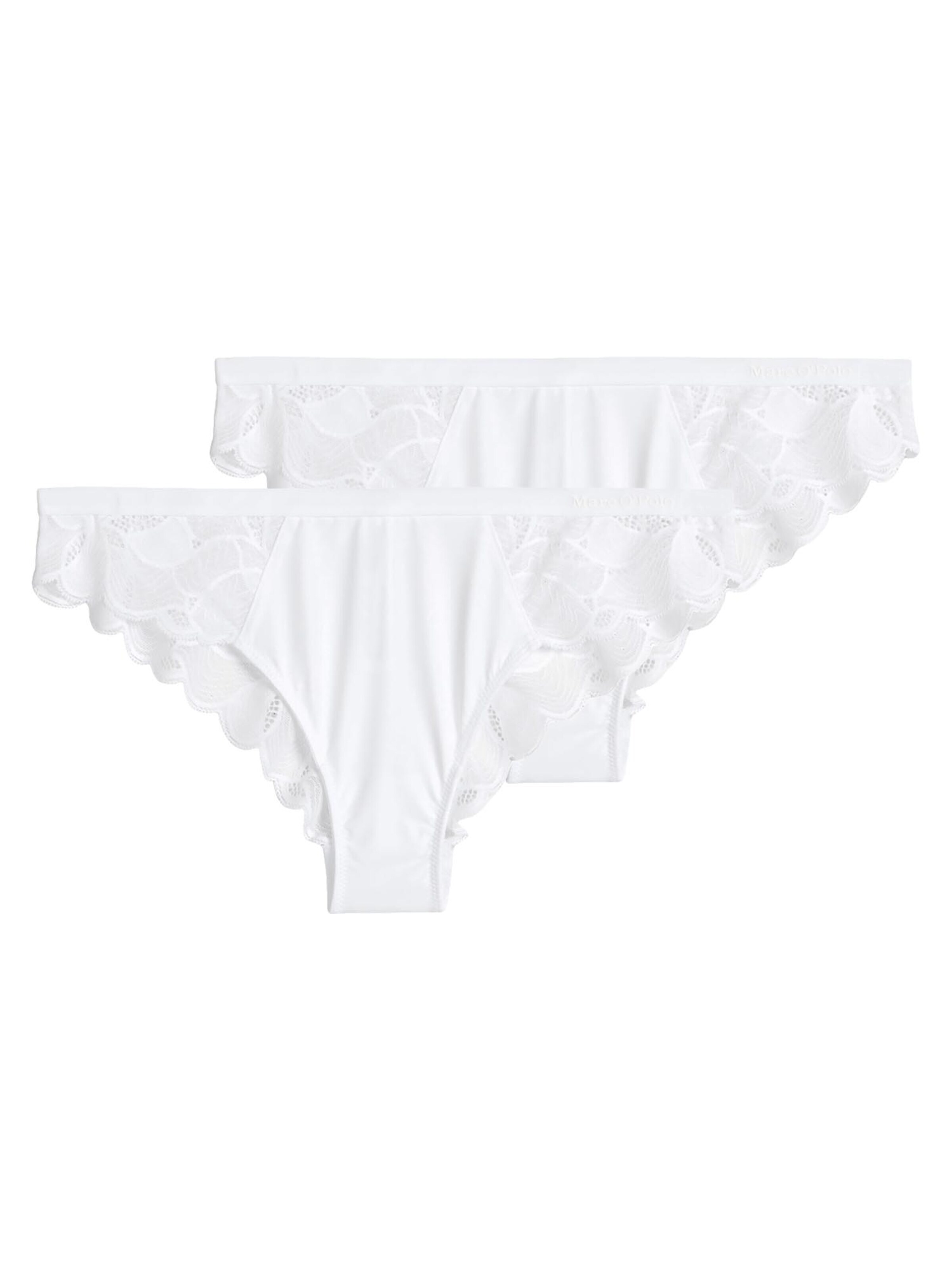 Marc O'Polo Slip 'Tender Lace' in Wit: voorkant