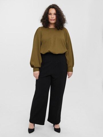 Vero Moda Curve Boot cut Pants 'Mette' in Black