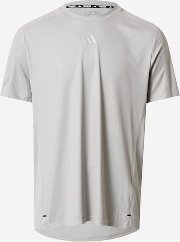 ADIDAS PERFORMANCE - Camiseta funcional 'Workout Pu Print' en gris: frente