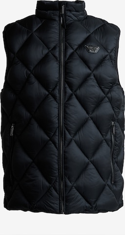 Alessandro Zavetti - Colete 'Deluci' em preto: frente