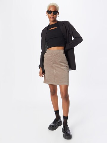 Claire Skirt 'Nadia' in Brown