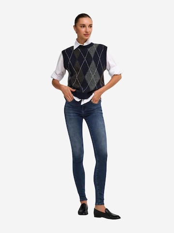 Gilet 'Onlrhombus Argyle Vest Knt Noos 15364799' di ONLY in blu