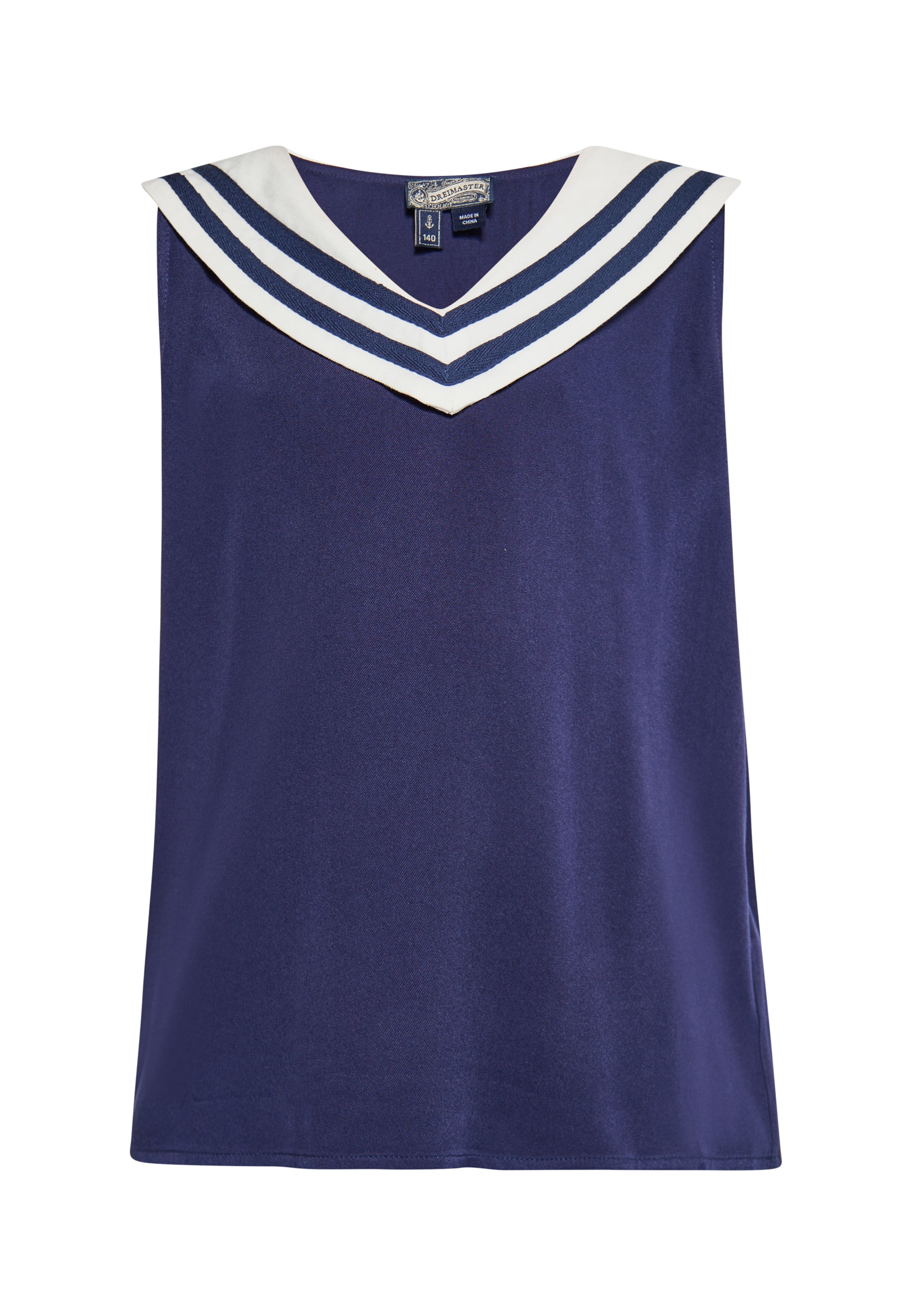 DreiMaster Vintage Blúz - kék: elől