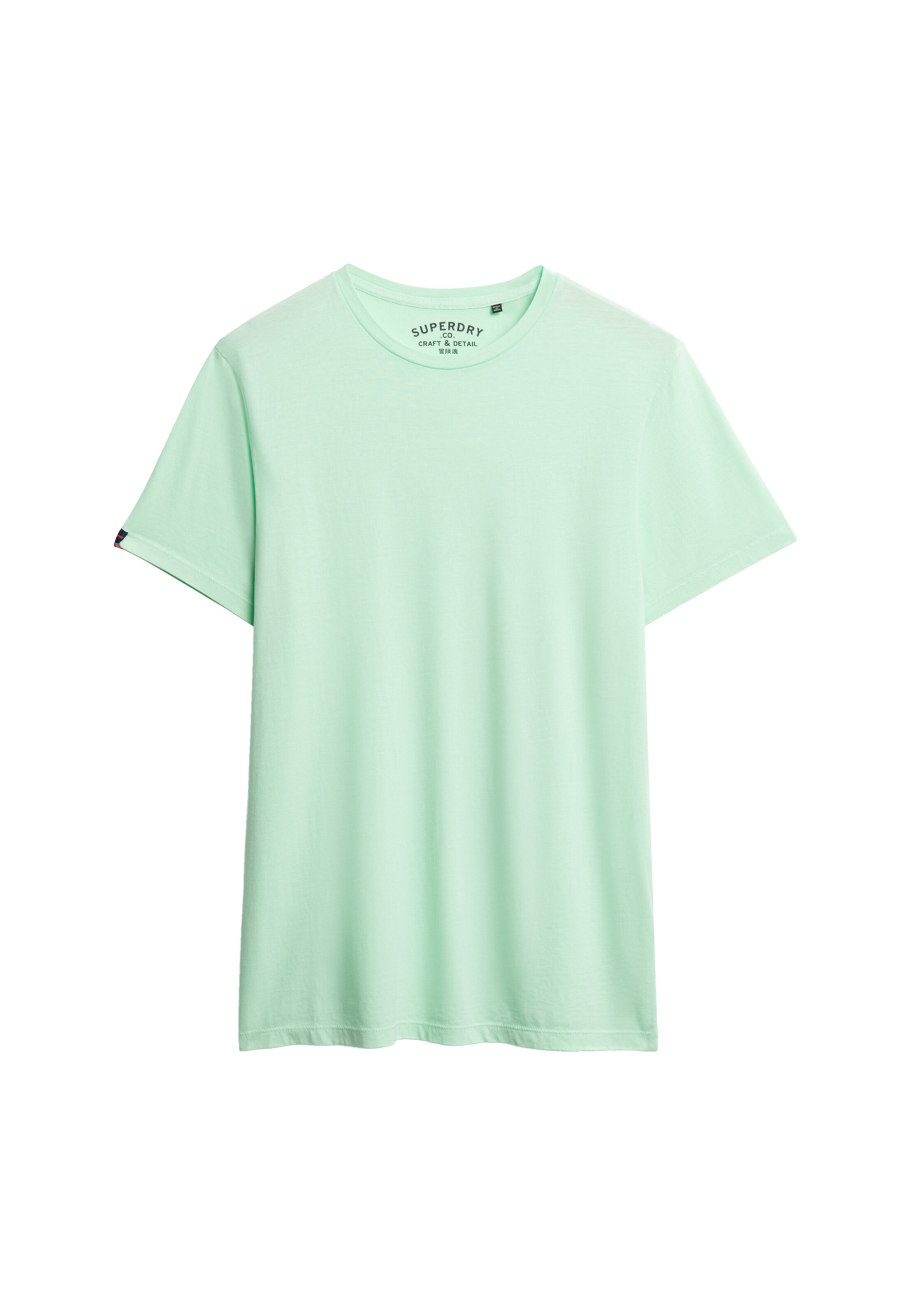 Superdry & Co Shirt 'Essential' in Groen: voorkant