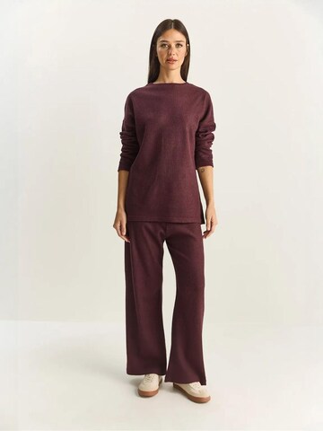 Bianco Lucci - Calças de fato em castanho: frente