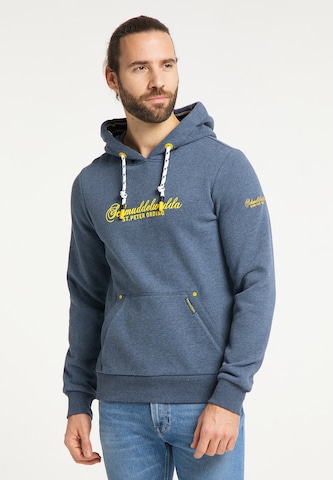 Schmuddelwedda Sweatshirt 'St. Peter-Ording' in Blue: front