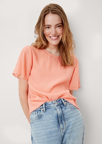 Camicia da donna di QS in arancione: frontale