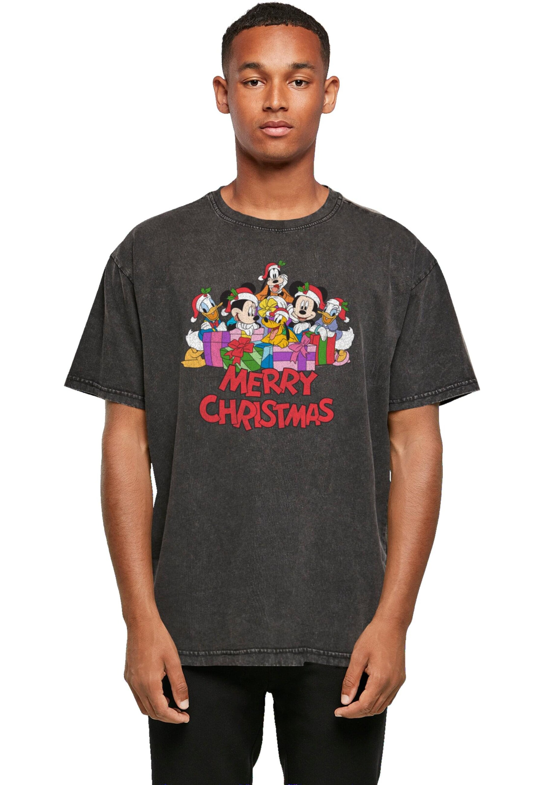 Maglietta 'Mickey Mouse And Friends' di ABSOLUTE CULT in nero: frontale