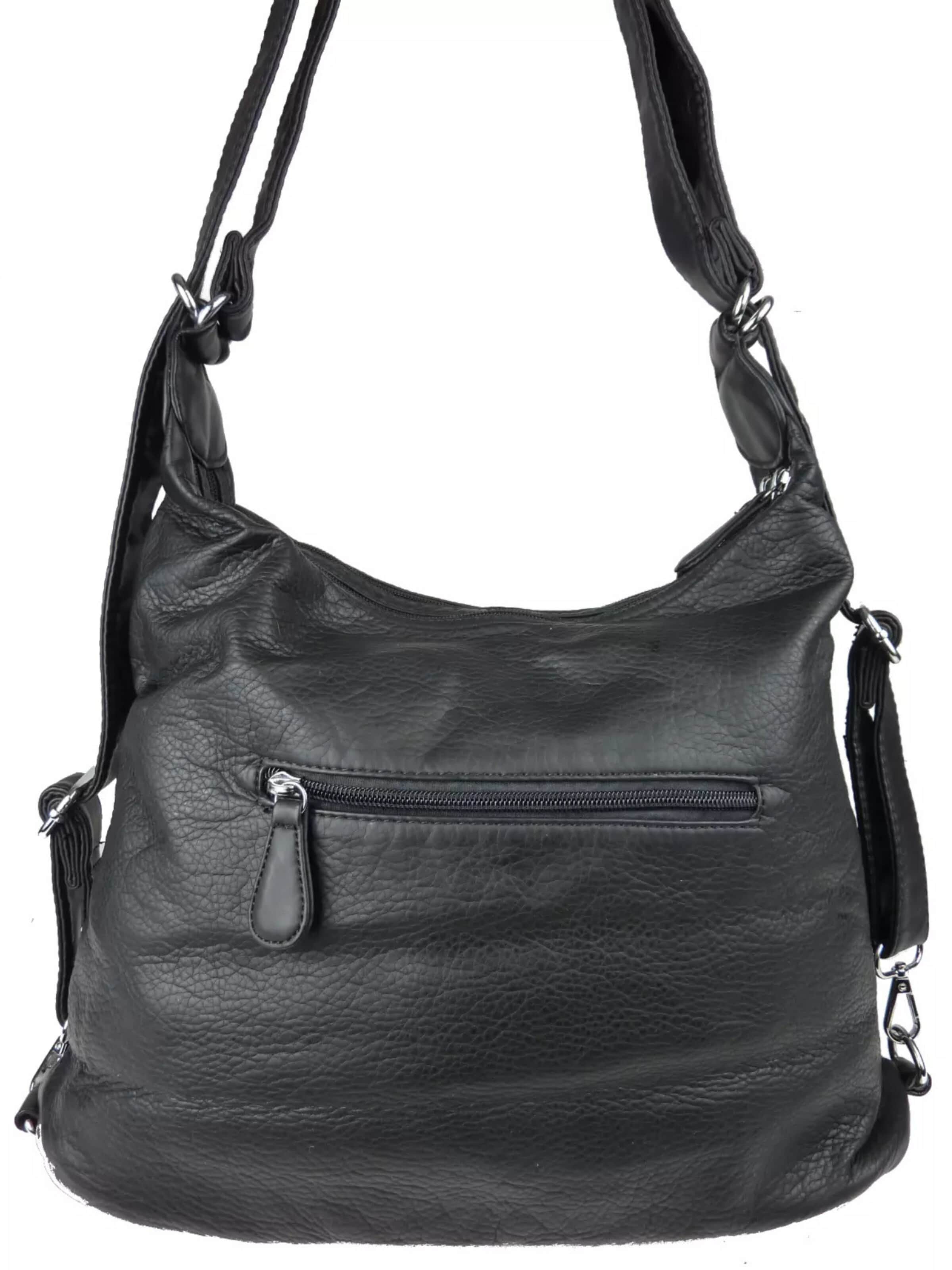 Kumixi Ryggsäck '2in1 Rucksacktasche' i svart