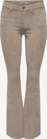 évasé Pantalon 'MARY' ONLY en beige : devant