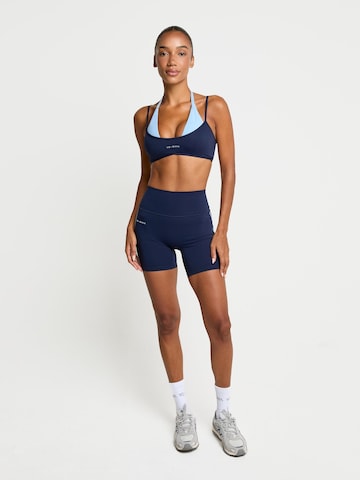Skinny Leggings de la YO-GAYA pe albastru: față