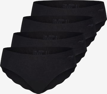 SLOGGI Boyshorts 'ZERO Modal 2.0' in Black: front