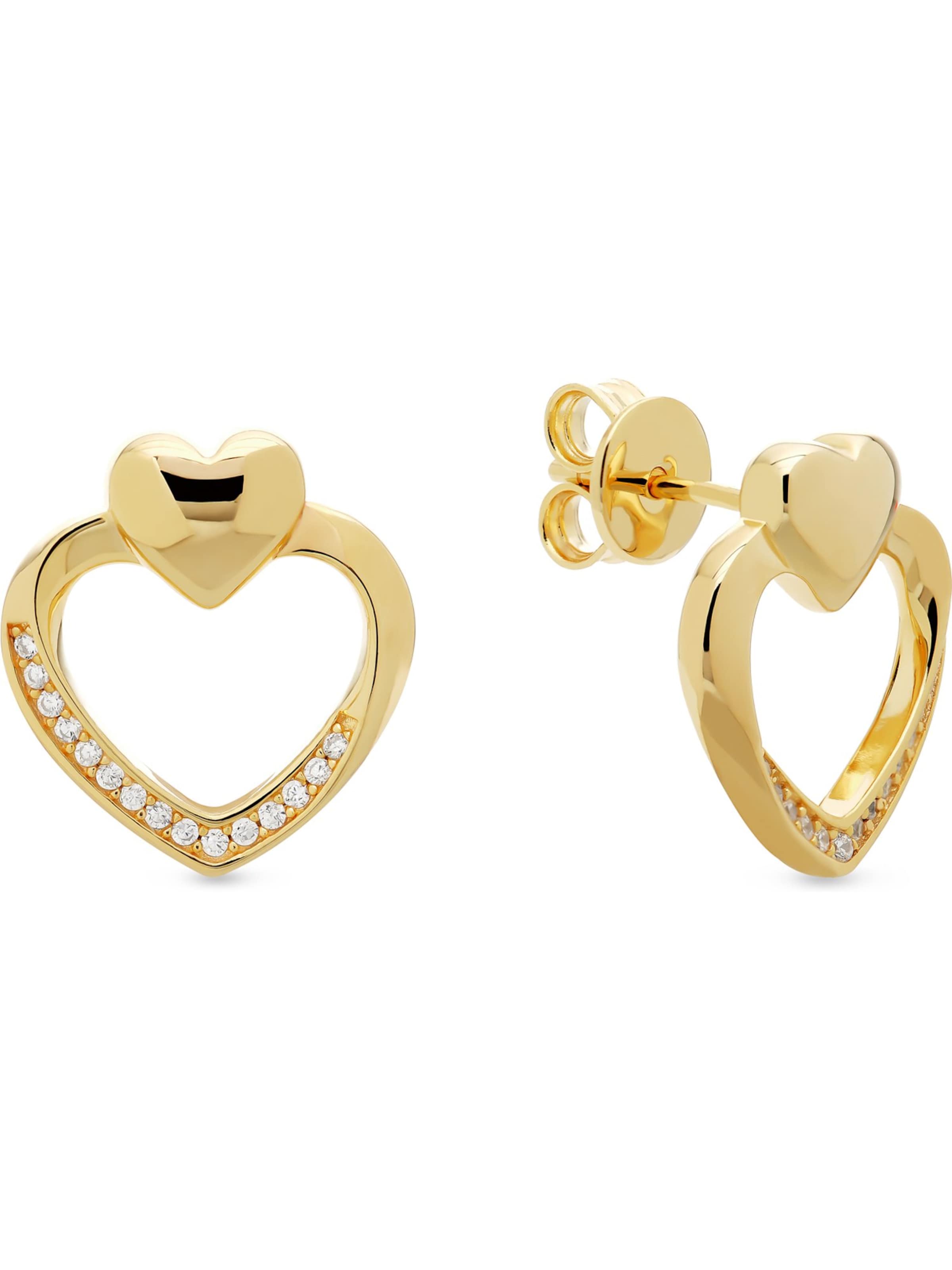 JETTE Earrings in Yellow: front