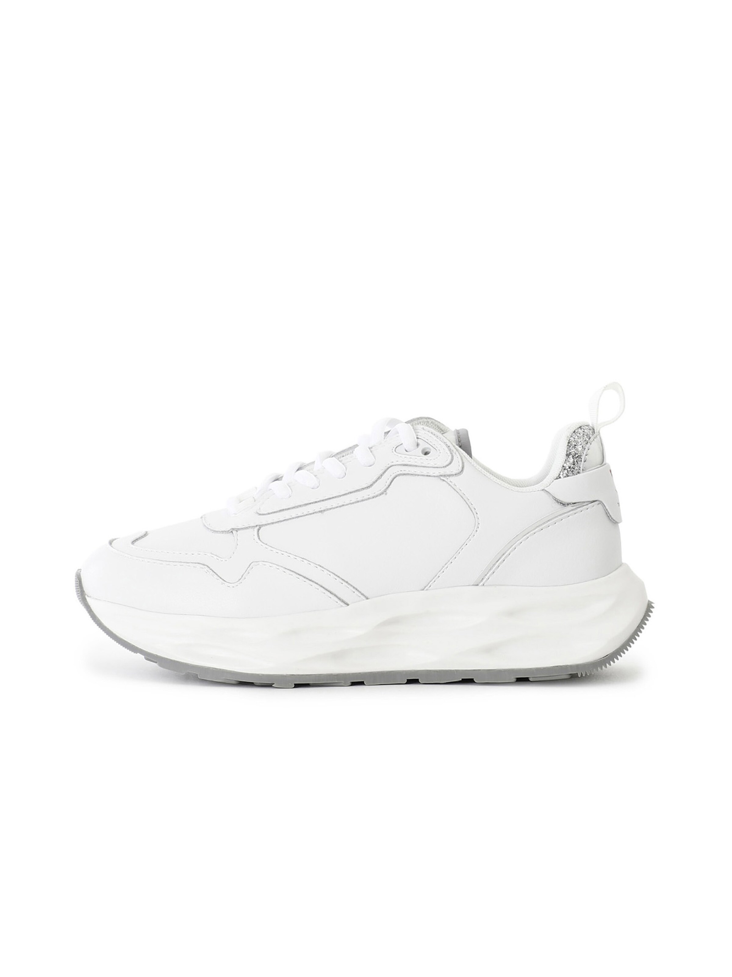 Sneaker bassa di CAFè NOIR in bianco: frontale