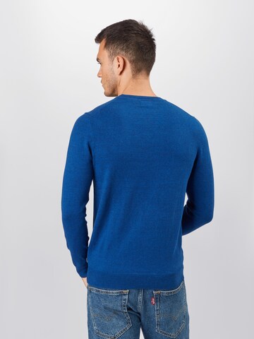 Coupe regular Pull-over Superdry en bleu