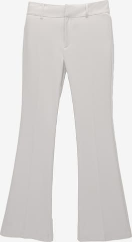 Flared Pantaloni con piega frontale di Pull&Bear in grigio: frontale