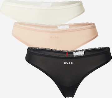 String HUGO en beige : devant