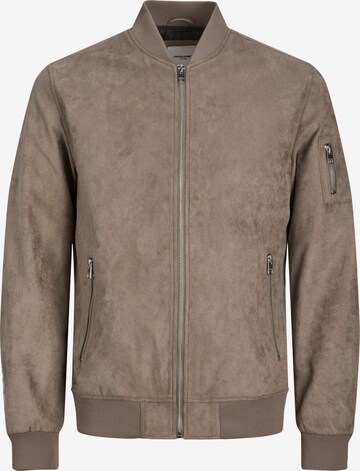 JACK & JONES Between-Season Jacket 'Rocky' in Brown: front