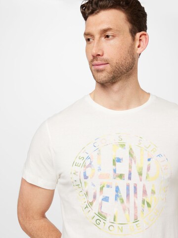 BLEND T-Shirt in Weiß