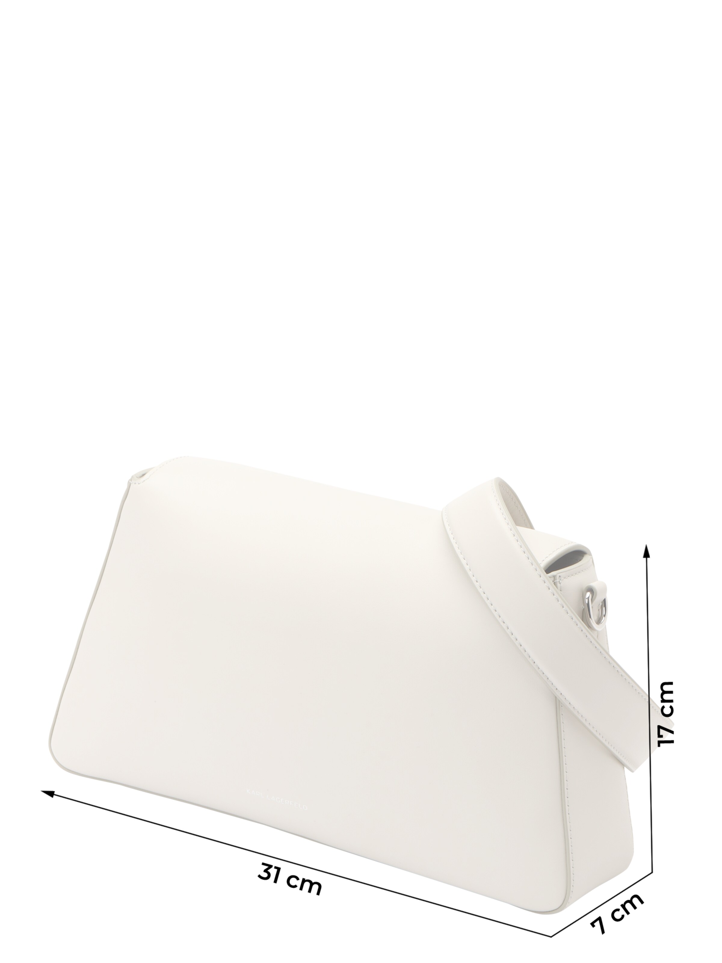 Borsa a spalla 'Ikon' di Karl Lagerfeld in grigio