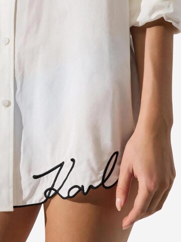 Camicia da donna 'OVERSIZED BEACHSHIRT B2W46034' di KARL LAGERFELD JEANS in beige